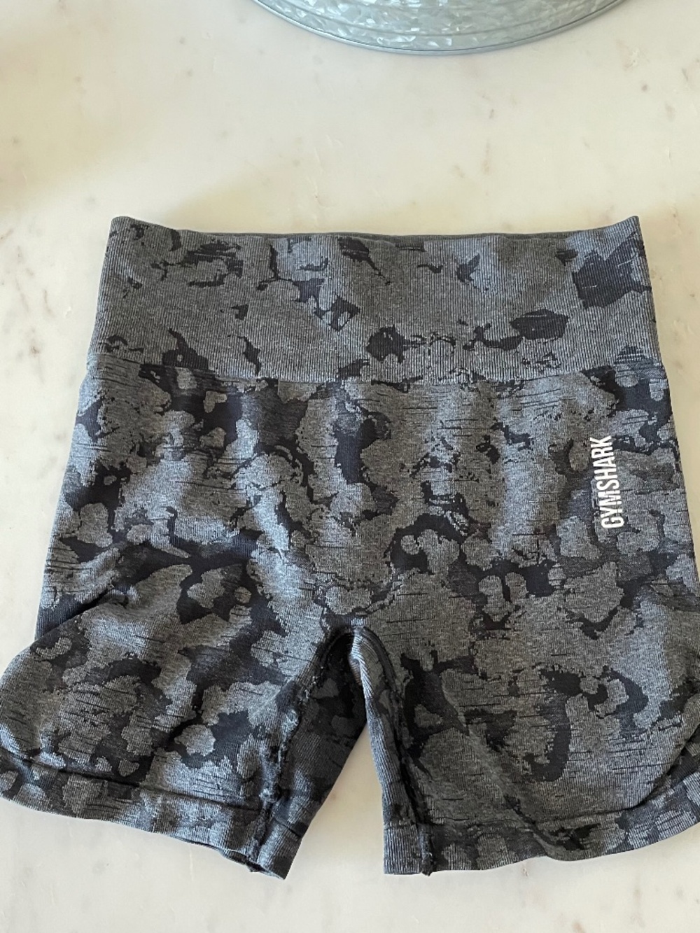 Gymshark Squat Shorts Size XL Black/Gray